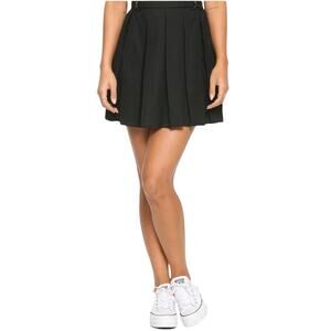 Hot Topic Black Pleated Mini Skater Skirt Goth Kidcore Schoolgirl Emo 2X